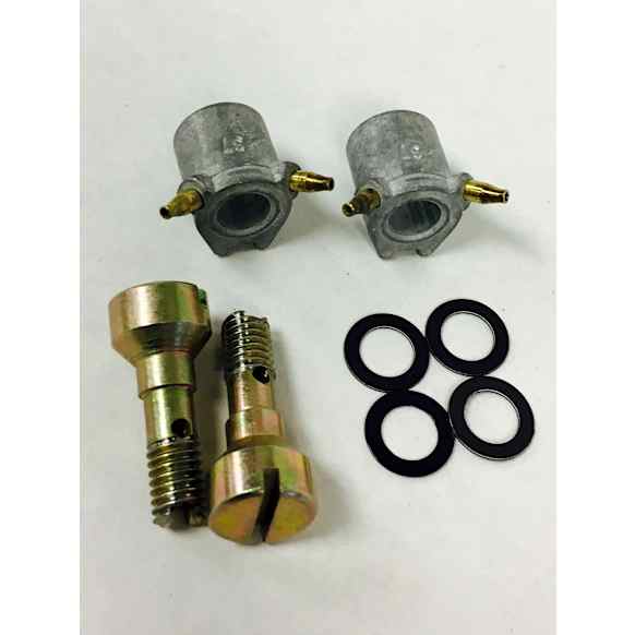121-42 Universal, Two Accelerator Pump Discharge Nozzle 0.042 in. Hole Size Tube Type Includes 4 Gaskets and 2 Nozzle Screws
