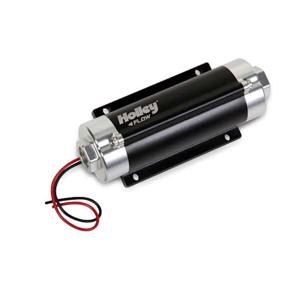 12-890 Universal, 100 GPH HP In-line Fuel Pump, Carb or EFI Applications up to 900 EFI or 1050 Carb HP Compatible with Pump Gas, Race gas, Diesel or E85