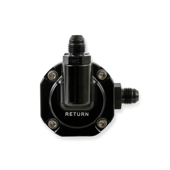 12-893 Universal, EFI Return Style Regulator 59.5 PSI Black Finish