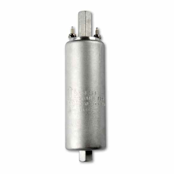 12-930 Universal, 190 LPH In-Line Fuel Pump, Gerotor Style, 190 Liter Per Hour In-Line Frame Mounted Street/Strip Applications Compatible with Gasoline only