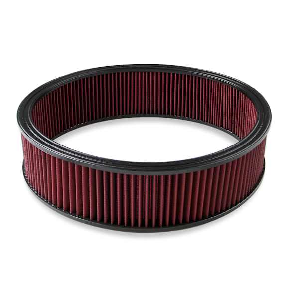 220-40 Universal Air Filter - Red, Cotton Gauze, Washable, Universal, Sold Individually