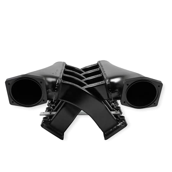 820242 Sniper EFI "Dual Plenum" Manifold 102mm throttle body bore for GM LS1/2/6 engines (Includes installation kit, and fuel rail kit) Black Finish