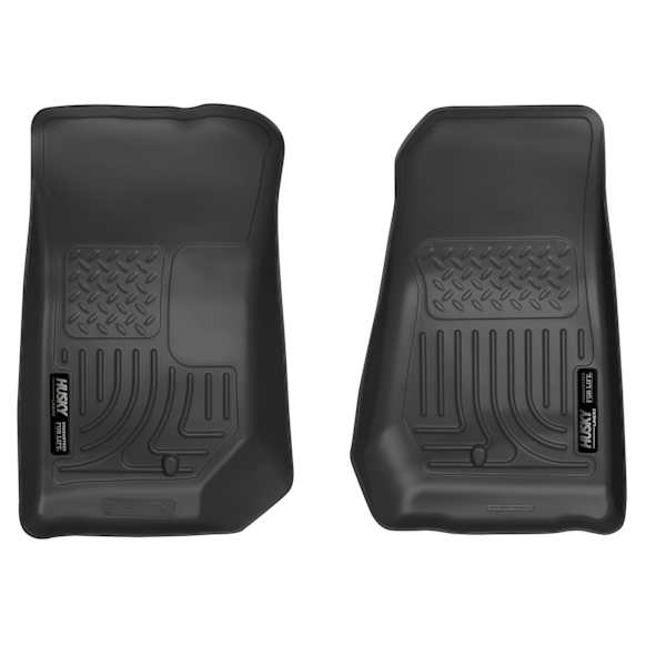 18021 Front Row Weatherbeater Series Molded Floor Liner, Black Made of Thermoplastic