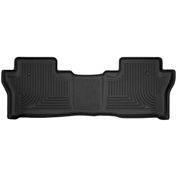 19411 Second Row Weatherbeater Series Molded Floor Liner, Black Made of Thermoplastic