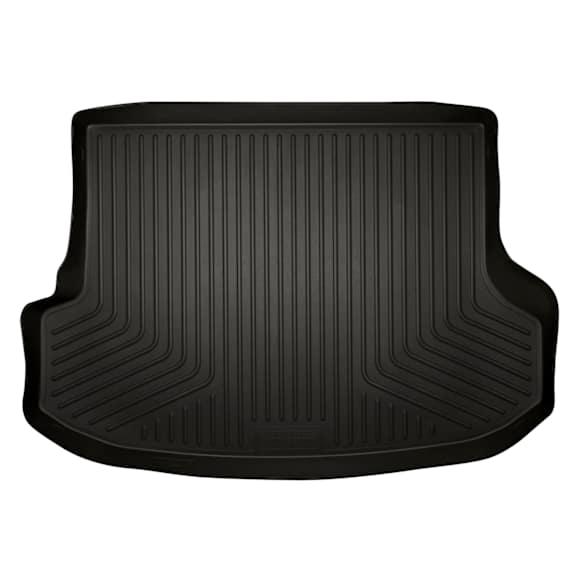 25891 Cargo Mat, Molded Cargo Liner, Black, Made of Rubberized Thermoplastic Elastomer, Weatherbeater Series