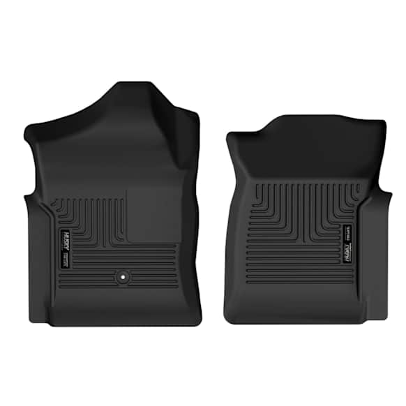 53091 Front Row X-act Contour Series Molded Floor Liner, Black Made of Rubberized Thermoplastic Elastomer