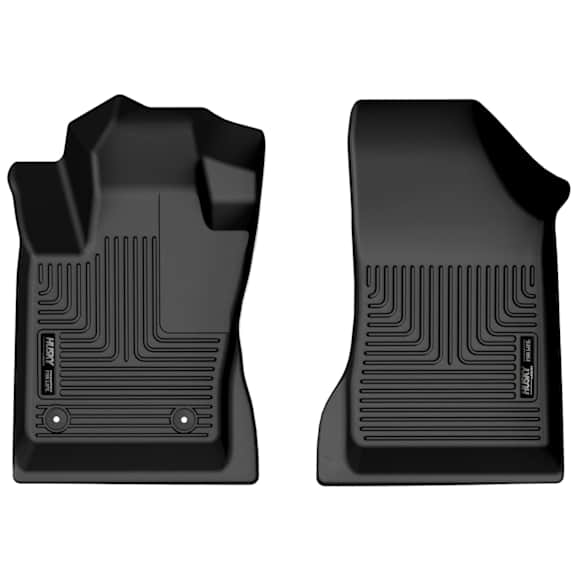 54171 Front Row X-act Contour Series Molded Floor Liner, Black Made of Thermoplastic
