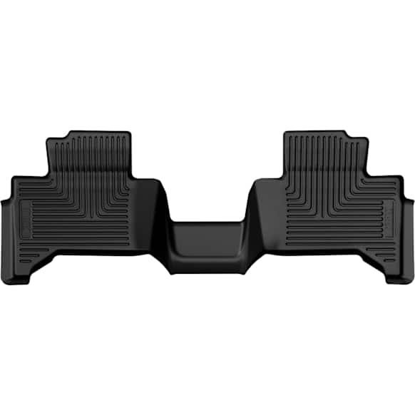 54491 Second Row X-act Contour Series Molded Floor Liner, Black Made of Thermoplastic
