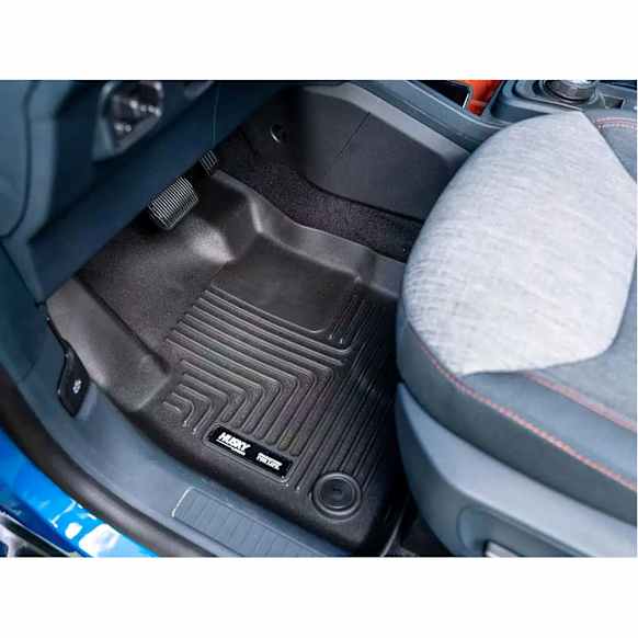54978 Front and Rear X-act Contour Series Molded Floor Liner, Black Made of Rubber