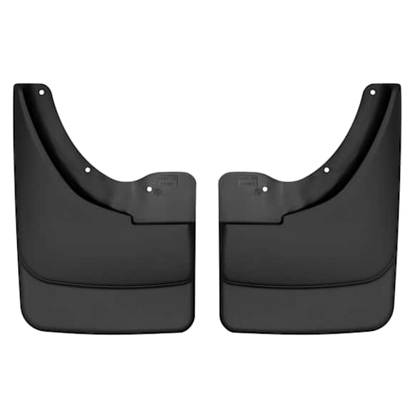 2003 Dodge Durango - Front, Driver and Passenger Side Mud Flaps, Models With Factory Wheel Well Flare, With Factory Fender Flare, Vehicle Has Oe Fender Flare, Black, Plastic