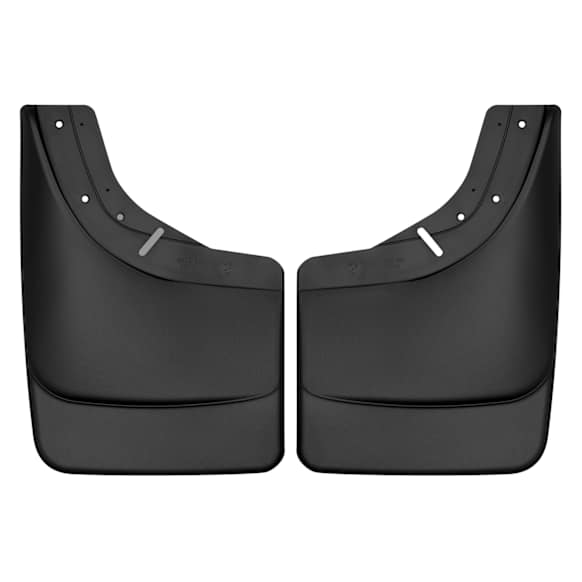 1993 GMC K1500 - Front or Rear Mud Flaps, With and Without Factory Fender Flare, With and Without OEM Fender Flare For Both Front and Rear, Black, Plastic