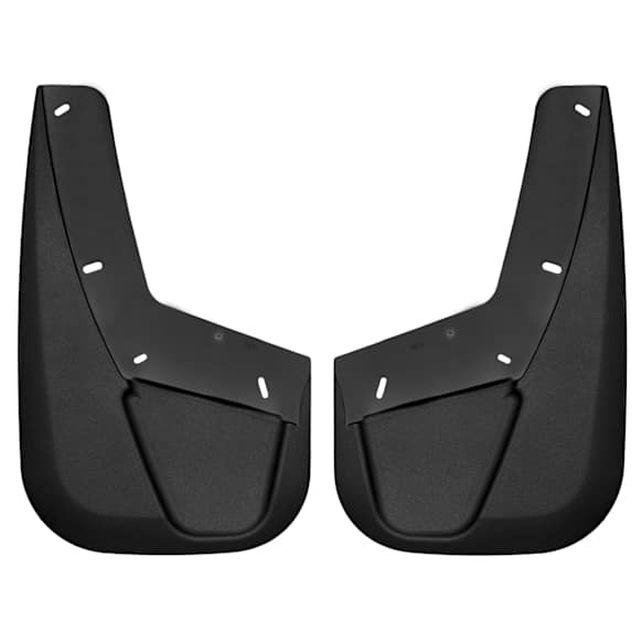 2008 Chevrolet Avalanche - Front, Driver and Passenger Side Mud Flaps, Vehicle Does Not include Z71 Package, Without Fender Flare, Will Not Fit Models With 22 inch Wheel, Black, Plastic