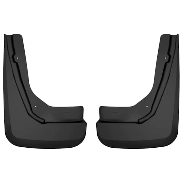 2022 Chevrolet Tahoe - Rear, Driver and Passenger Side Mud Flaps, Vehicle Does Not Have Power Deploying Running Boards, Vehicle Has Power Deploying Running Boards, Black, Thermoplastic