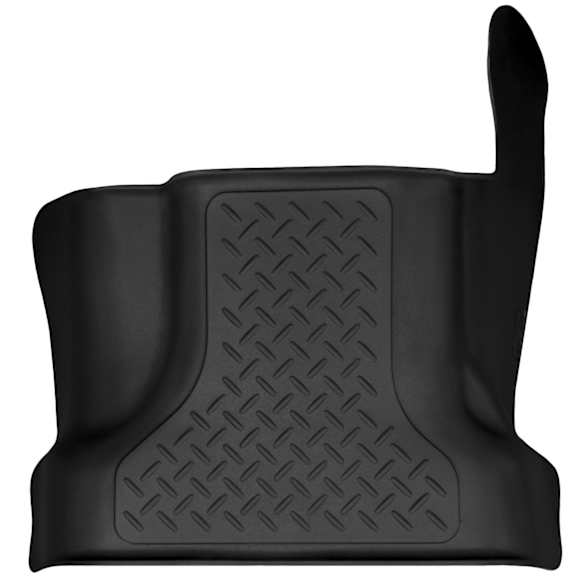 83361 Second Row Weatherbeater Series Molded Floor Liner, Black Made of Thermoplastic