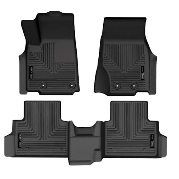 95141 Front and Rear Weatherbeater Series Molded Floor Liner, Black Made of Thermoplastic