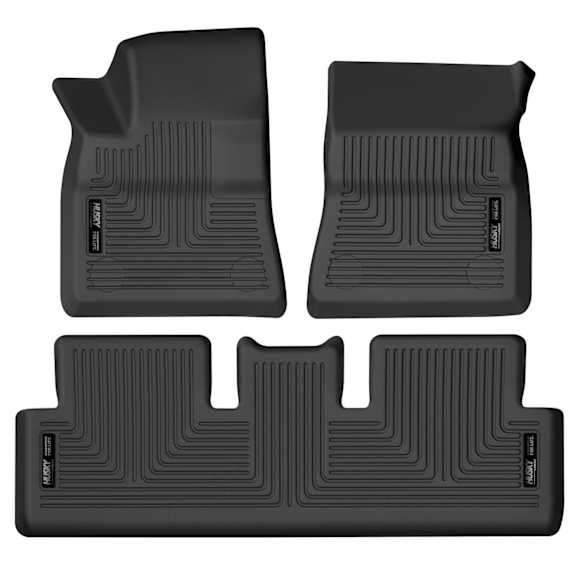 95301 Front and Rear Weatherbeater Series Molded Floor Liner, Black Made of Thermoplastic