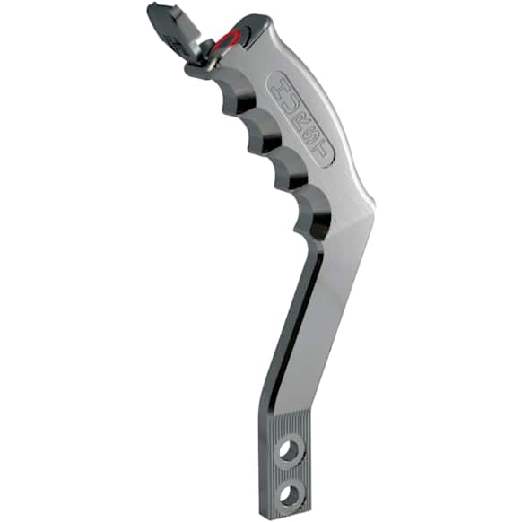 5381000 Shifter Stick - Anodized Clear, Aluminum, Pistol-Grip, Direct Fit, Sold Individually