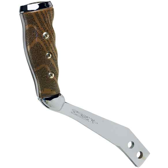 5388575 Shifter Stick - Chrome Stick and Wood Handle, Steel, Pistol-Grip, Direct Fit, Sold Individually