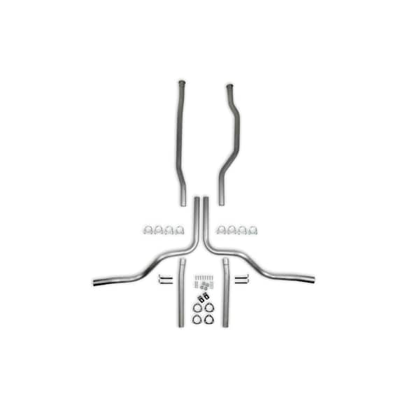 Header-Back Exhaust System, Made of Aluminized Steel, Competition Series