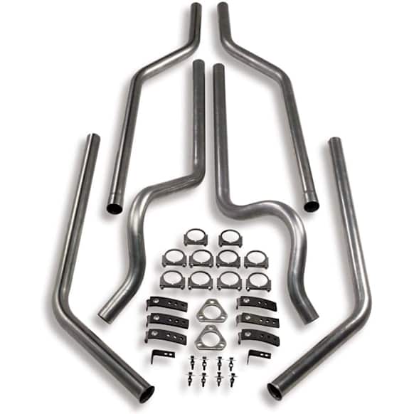 16621HKR Manifold-Back Exhaust System, Made of Aluminized Steel, Competition Series