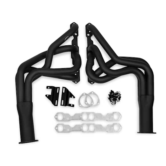 2207HKR Headers Long Tube, Painted Black, Made of Steel