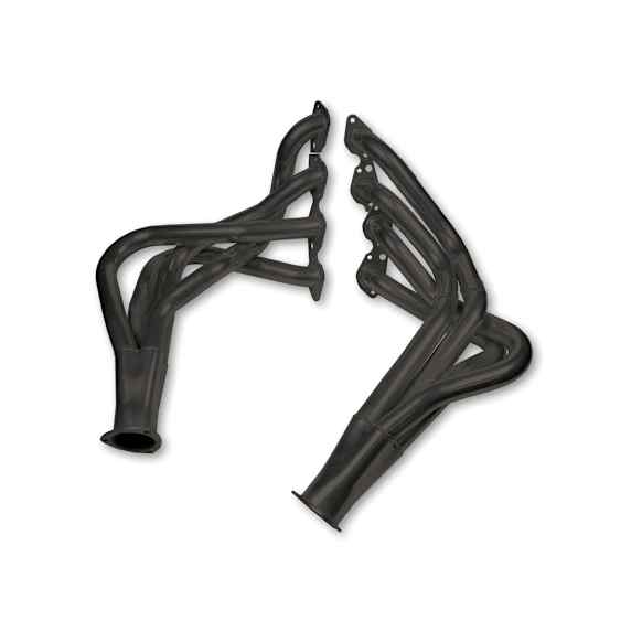 2280HKR Universal, Headers Long Tube Painted Black Made of Steel