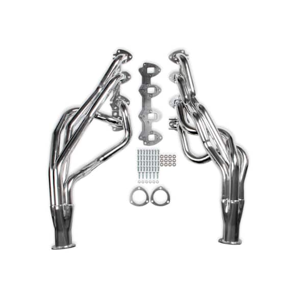 6130-1HKR Headers Long Tube, Silver Ceramic Coated, Made of Steel