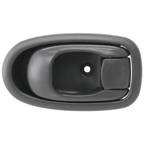 Front Or Rear, Driver Side Gray Interior Door Handle, With Door Lock Button