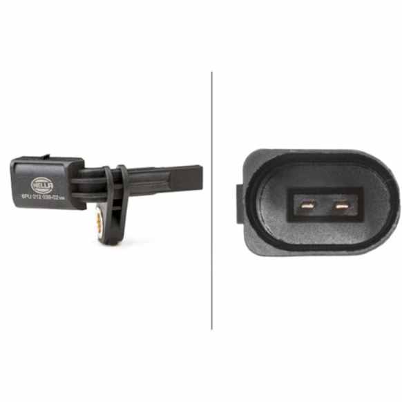 2011 Volkswagen Golf - Front, Passenger Side ABS Speed Sensor, without Cable