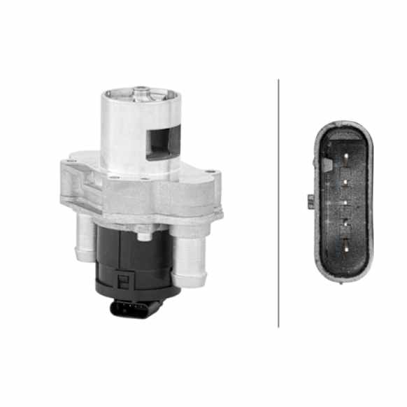 2020 Mercedes Benz Sprinter 3500XD - EGR Valve, Electric - 5-Pin Connector - Without Gasket/Seal/Without EGR Cooler - Control Unit/Software must be Trained/Updated, 6 Cyl 3.0L