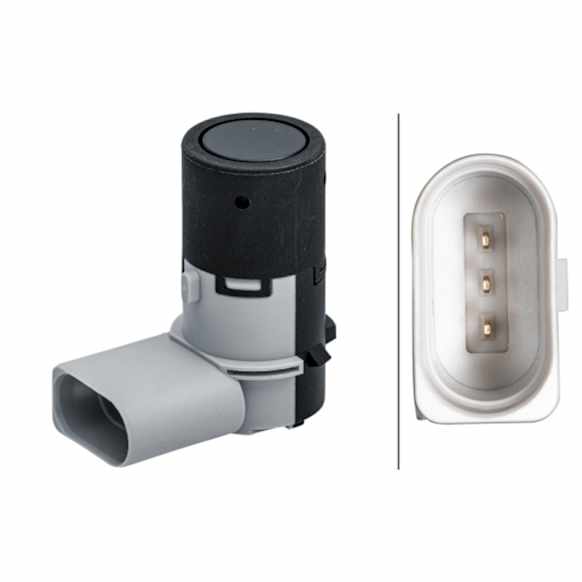 2003 Audi S8 - Park Assist Camera, angled; 3-pin connector; Plugged, Sold Individually