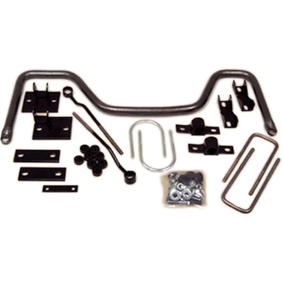 7652 Rear Sway Bar Kit, Steel, Non-Adjustable, Powdercoated Black