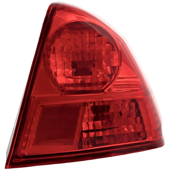 2005 Honda Civic - Passenger Side, Outer Halogen Tail Light, With bulb(s), 4-Door, Sedan, Canada or USA Built Vehicle, Mounts On Body, OE Replacement