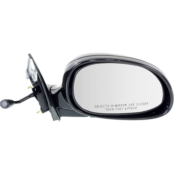 Passenger Side Mirror, Manual Adjust, Manual Folding, Non-Heated, Paintable, No Signal Light, No Memory, No Puddle Light, No Auto-Dimming, No Blind Spot Feature