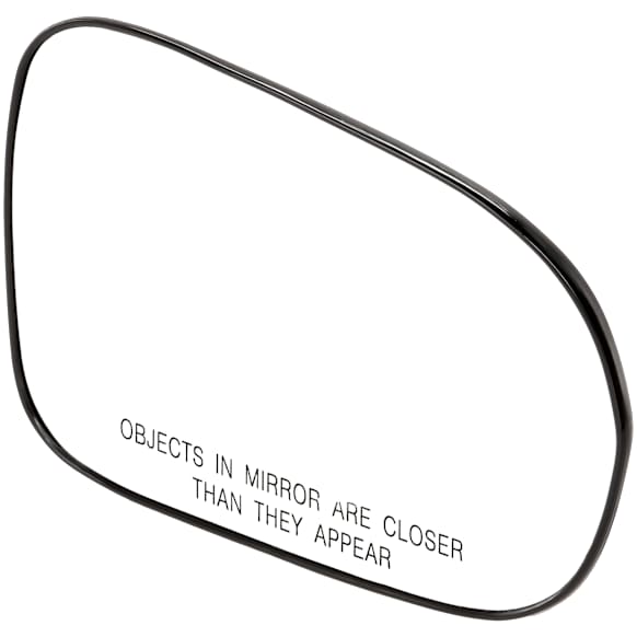 Passenger Side Mirror Glass, Non-Heated, No Blind Spot Feature, Backing Plate Included