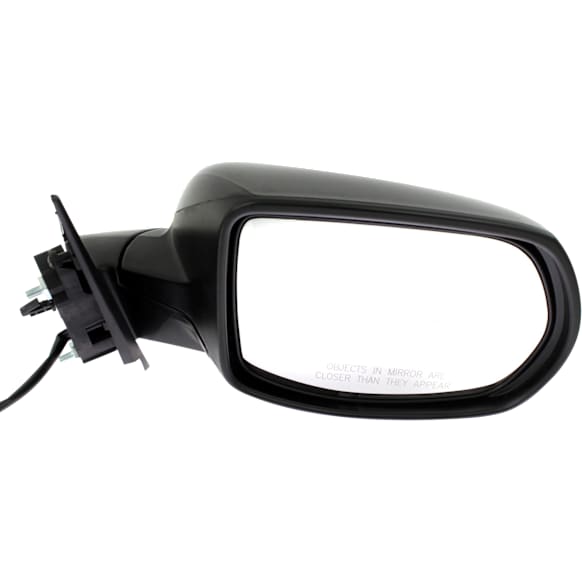 Passenger Side Mirror, Power, Manual Folding, Non-Heated, Paintable, No Signal Light, No Memory, No Puddle Light, No Auto-Dimming, No Blind Spot Feature