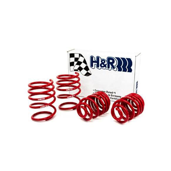 2002 BMW 325i - Front and Rear Lowering Springs, Sedan, RWD, With Sport Suspension, Set of 4
