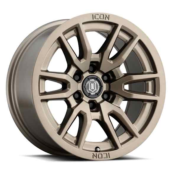 ICNWH2417858347BR ICON Alloys Vector 6, Bronze, 17 x 8.5 / 6 x 5.5, 0mm Offset, 4.75in. BS