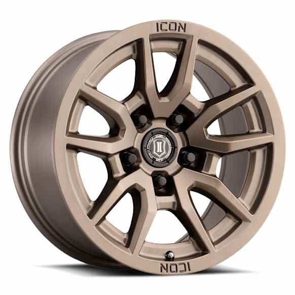 ICNWH2617855557BR ICON Alloys Vector 5, Bronze, 17 x 8.5 / 5 x 150, 25mm Offset, 5.75in. BS