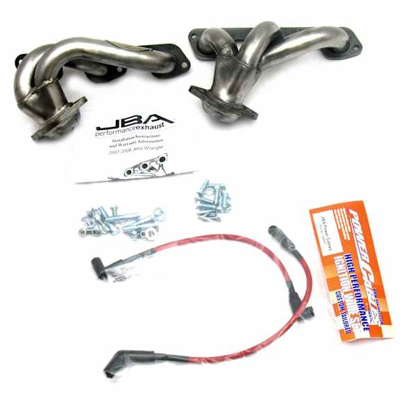 1528S Headers Shorty, Natural, Made of Stainless Steel