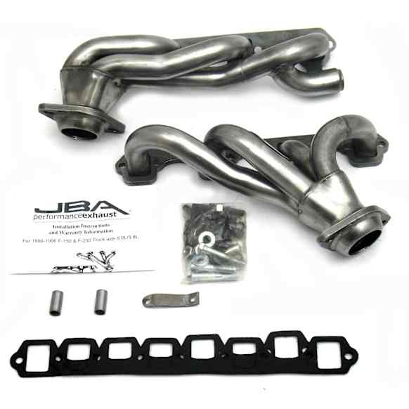 1628S Headers Shorty, Natural, Made of Stainless Steel