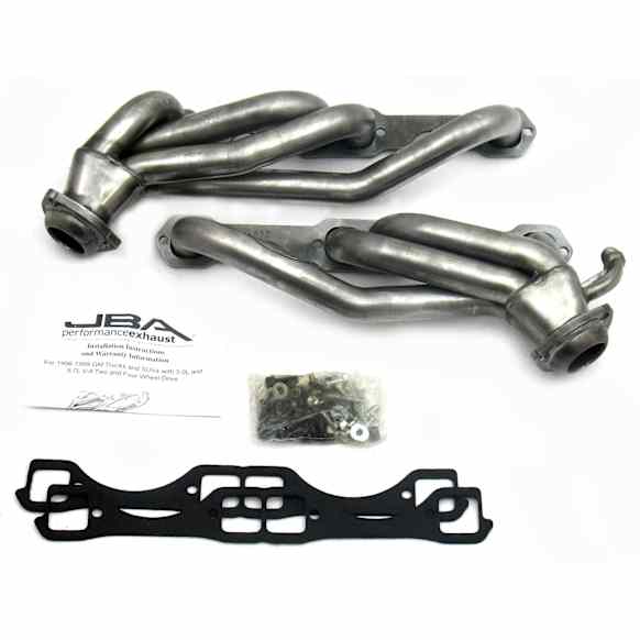 1998 Chevrolet K3500 - Headers, 46-State Legal (Cannot ship to CA, CO, NY or ME), Made of Stainless Steel, Natural, 5.7L 8Cyl, Tube Size: 1 1/2 in , Direct Replacement For Factory Manifold, without Air Inj., without Smog Pump