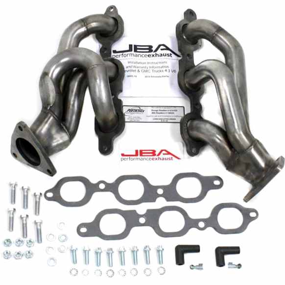 1842S-10 Headers Shorty, Natural, Made of Stainless Steel