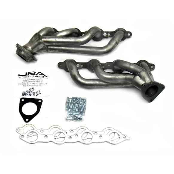 1850S-2 Headers Shorty, Natural, Made of Stainless Steel