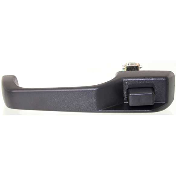 1999 Jeep Cherokee - Front Or Rear, Passenger Side Textured Black Exterior Door Handle, Without Key Hole