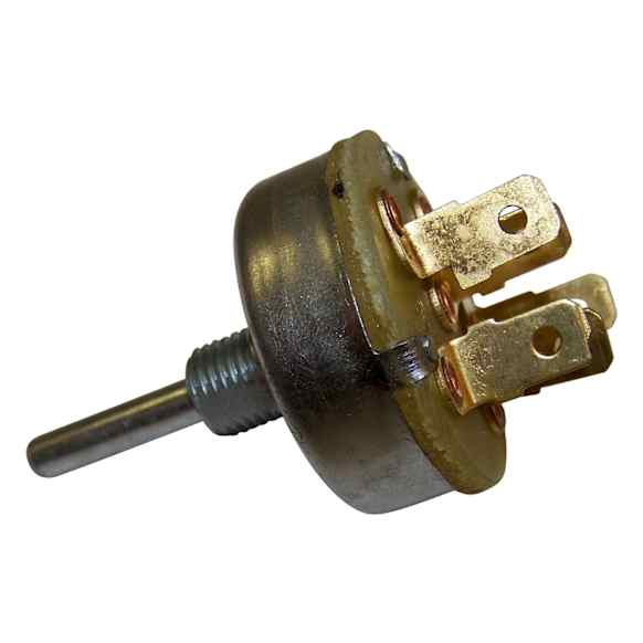 1982 Jeep CJ5 - Wiper Switch, 5 Blade Terminals, 3 For Motor, 1 Power, 1 Wash Pump