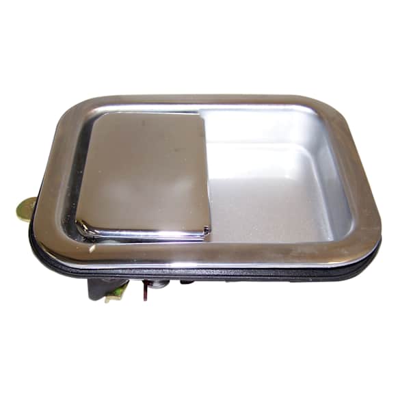 J5758172 Front, Passenger Side Exterior Door Handle, Chrome, without Keyhole, Paddle Style