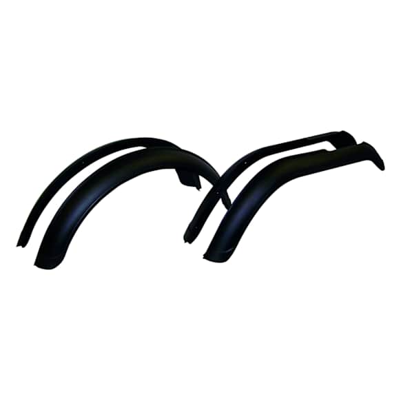 J8997109 Front and Rear, Driver and Passenger Side Fender Flares, Black
