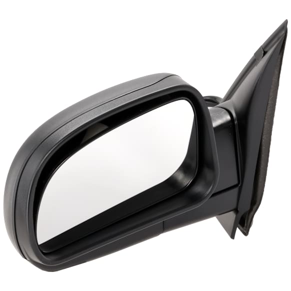 2002-2006 Chevrolet Trailblazer EXT - Driver Side Mirror, Power Adjust, Manual Folding, Heated, Textured Black, No Signal Light, No Memory, No Puddle Light, No Auto-Dimming, No Blind Spot Feature, 1st Design