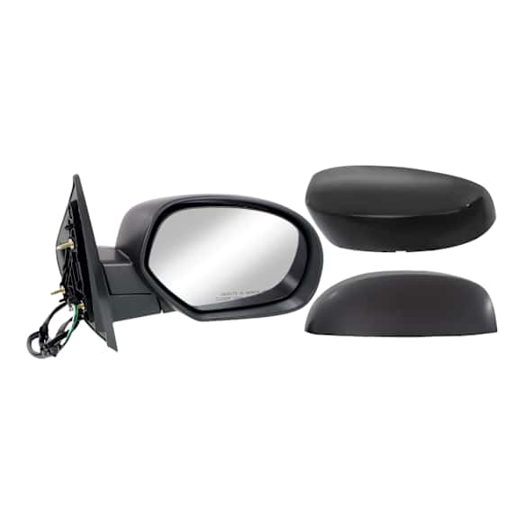 2013 Chevrolet Silverado 1500 - Passenger Side Mirror, Power Adjust, Heated, With 1 Paintable and 1 Textured Black Cap, Manual Folding, No Signal Light, No Blind Spot Feature, No Memory, No Puddle Light, No Auto-Dim, Crew Cab Pickup